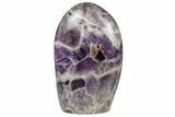 Tall, Free-Standing, Polished Chevron Amethyst - Madagascar #191478-1